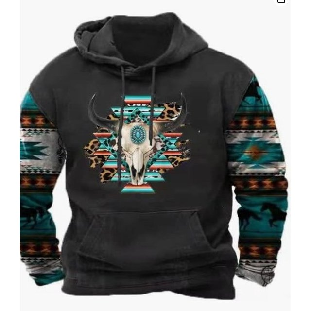 Pull 3d Nouveau Pull pour Hommes Mode Mode Urbaine Chandail à Capuchon US