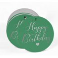 thumbnail image 2 of Inkdotpot Pack Of 100 Happy Birthday Favor Paper Tags Craft Real Silver Foil Hang Tags, 2 of 6