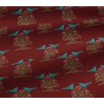 thumbnail image 5 of oneOone Viscose Jersey Fabric Bird & Tree Block Printed Fabric 1 Yard 60 Inch Wide, 5 of 5
