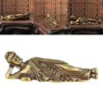 thumbnail image 4 of Bgsha Pure Brass Small Ornament Figurines Copper Sleeping Buddha Statue Home Decor, 4 of 9