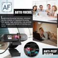 thumbnail image 3 of 4K Full HD Streaming Webcam Autofocus Video Calling for Live Broadcast 2k Black, 3 of 9
