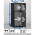 thumbnail image 2 of 7.0 Cub Heavy Duty Safe with Dual Alarm System, Home Safe with Deposit Slot and Backlit Keyboard, 2 of 6