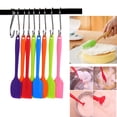 thumbnail image 1 of JilgTeok 5 Packs Spatule Flexible Résistante à la Chaleur pour Cuisson Racloir à Gâteau Outil de Cuisine avec Poignée Ergonomique Lavable au Lave-Vaisselle Antidérapant, 1 of 8