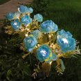 thumbnail image 1 of PEONAVET Plastics Floor Lamp Outdoor Solar Peony Flower Lantern 7 Heads LED Simulation Flower Waterproof Lights For Garden Decoration In Paths Yards And Terraces, 1 of 6