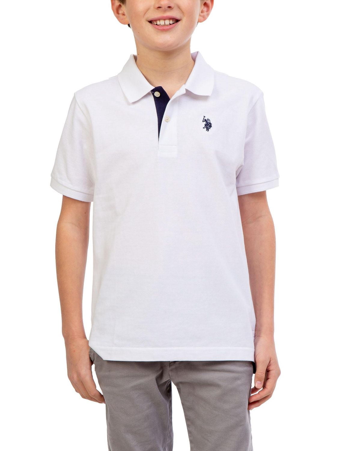 U.S. Polo Assn. Polo À Manches Courtes Pour Garçon