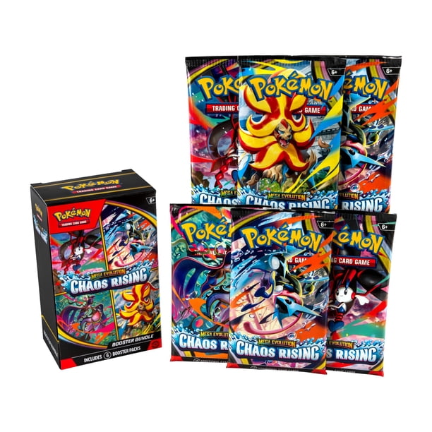 Pokemon Trading Card Games Mega Evolution Chaos Rising Booster
