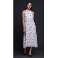 thumbnail image 3 of Bimba Robe Dos Nu Teinture sur Nœuds d'Été pour Fête, Col Licou, Tenue de Plage pour Femmes - Très Petit, 3 of 6