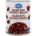 thumbnail image 1 of Great Value Haricots Rouge Foncé, 1 of 3