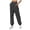 Dark Gray, variant on AherBiu Sweatpants Women High Waisted Fleece Solid Color Joggers with Pockets Fall Winter Loose Workout Running Gym Pants
