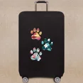 thumbnail image 1 of Travel Accessories Luggage Case Suitcase Dust Protective Cover 18-28 Inch Footprints Pattern Series Trolley Case Elastic Cover 8Footprints019 L, 1 of 6