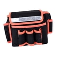 thumbnail image 2 of DOLITY Electrician Tool Bag Adjustable Waist Strap Storage Pouch for Gardening Tool Orange, 2 of 9