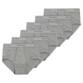 thumbnail image 2 of Stanfield’s Men’s Briefs, 6-pack (Grey, Large), 2 of 4