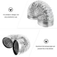 thumbnail image 3 of HINTRMENT Conduit Flexible Isolé en Aluminium avec Design Extensible 1Pcs 78.7*4.7*4.7 Po, 3 of 8