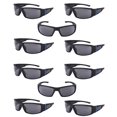 thumbnail image 1 of Police/Sheriff TAC Polarized Sport Wrap Thin Blue Line Sunglasses, 1 of 7