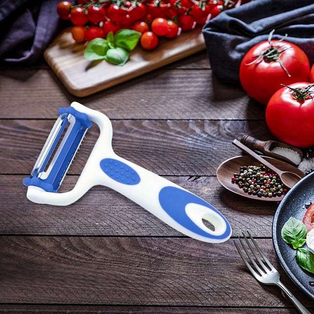 Birdeem Éplucheur en Acier Inoxydable, Raboteuse en Fil, Éplucheur Multifonctionnel, Rabot à Légumes, Fruits et Melons, Aide de Cuisine