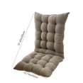 thumbnail image 3 of Birdeem High Back Chair Cushion Indoor and Outdoor Porch Wags Cushion Rainproof Rocking Chair Cushion All-Weather Replacement Cushion, 3 of 12
