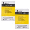 thumbnail image 2 of Niche Brake Pad Set for Honda CRF250RX Rear Organic Motorcycle 2 Pack 519-KPA2487D, 2 of 5