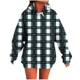 thumbnail image 2 of Guide-cadeaux des Fêtes Chandails à Capuchon pour Femmes Veste Grande Taille Chandails et Chandails à Capuchon pour Femmes Mode Chandail d'Hiver pour Femme à Manches Longues Coupe Régulière à Capuche Imprimé Chandail à Capuchon Confortable Camisoles Vert m, 2 of 3