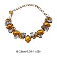 thumbnail image 3 of EGNMCR Adjustable Crystal Rhinestone Pet Necklace Bling Pet Jewelry For Small Medium Dogs Cats Wedding Party Holiday Pet Accessory Cute Gift For Pet Lovers Stone pets necklace, 3 of 6