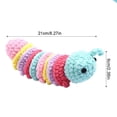 thumbnail image 3 of TIELUTT The Mini Cat Erpillar Rainbow Fi Dget Diy Knitted Bag Knitting for Beginners Knitting compatible with Machines 22 Needle Knitting Books and Patterns for Beginners Knitting Books for Beginners, 3 of 7