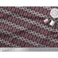 thumbnail image 3 of Soimoi Black Rayon Fabric Filigree Damask Printed Craft Fabric by the Yard 56 Inch Wide, 3 of 3