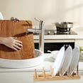 thumbnail image 4 of Rbaofujie Ladder Wooden Utensil Rack - Plates Cutting Board Drying Rack - Kitchen Countertop Display Rack - Cabinet Storage Rack - Can Hold Cups - Books - Plates Etc. Clearance Sale, 4 of 7
