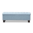 thumbnail image 3 of Banc de Rangement Hannah Bleu Pâle, 3 of 8