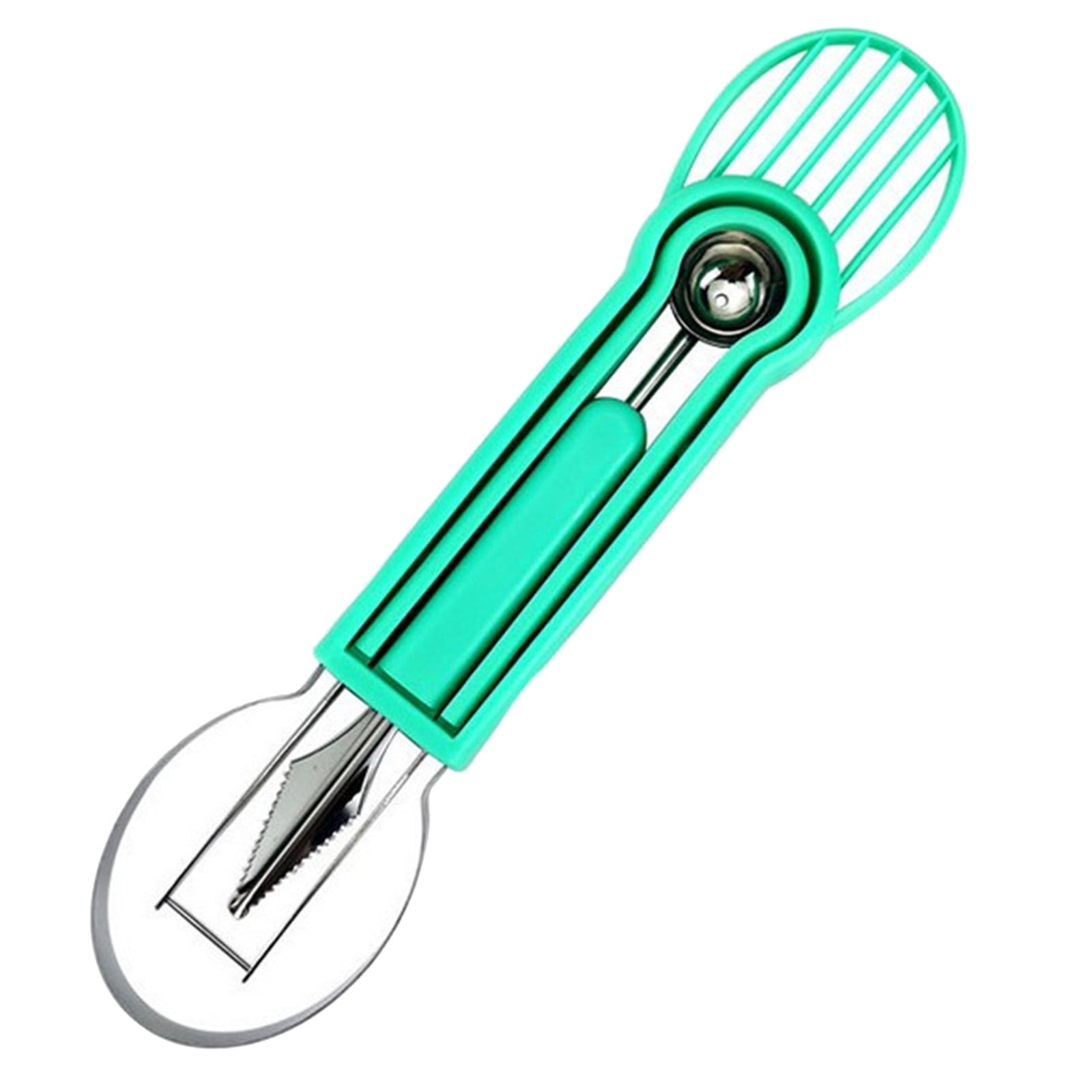 Up to 50% off ! TopLLC Three In One Fruit Digging Tool, Dual Head Multifunctional Fruit Platter, Carving Knife, Watermelon Spoon, Fruit Digging Three Piece Set on Clearance