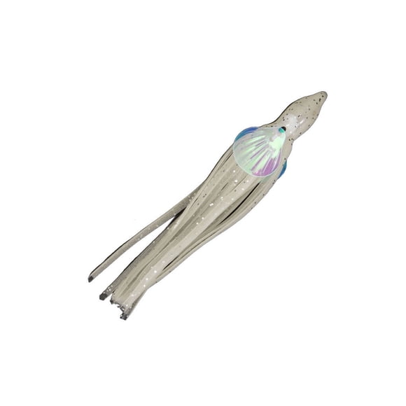Xingzhi Appât Jupe de Calmar avec Leurre à Branchies, Imperméable, Bar, Équipement Résistant à l'Usure, Écoénergétique, Poisson Lumineux, Rose, 5 cm, Veilleuse, Blanc, 5 cm