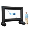 thumbnail image 1 of Costway 14FT Inflatable Movie Projector Screen Projection Outdoor Home Theater W/ Blower, 1 of 10