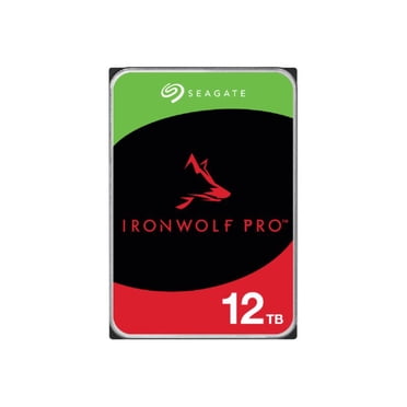 Seagate IronWolf Pro ST12000NT001 - Hard drive - 12 TB - internal - 3.5" - SATA 6Gb/s - 7200 rpm - buffer: 256 MB - with 3 years Seagate Rescue Data Recovery