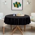 thumbnail image 3 of Clear Plastic Round Tablecloth - - Vinyl PVC Table Cloth Protector Oil Spill Proof Wipe Clean Table Cover for Dining Tables Parties Camping Crystal Clear, 3 of 7