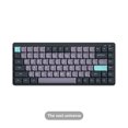 thumbnail image 1 of iBlancod YK75 Clavier Mécanique à Trois Modes de 84 Touches avec 17 Effets de Rétroéclairage, Luminosité Réglable et Retournement de Toutes les Touches – Compatible avec les Appareils Windows et Mac, Doté d'Une Fonction Rechargeable Intégrée, 1 of 7