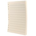 thumbnail image 2 of 100 Sheets Loose Leaf Manuscript Paper 2mm 12 Rows Blank Refill for Composition Notebooks Ideal for Students and Staff (White), 2 of 8