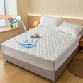 thumbnail image 1 of Waterproof Quilted Mattress Cover & Pillowcases Set,Waterproof Mattress Protector,Washable for Home, Bedroom, Hote, 1 of 8