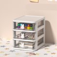 thumbnail image 1 of Small Storage Drawers,Desk Storage Box Multi Plastic Storage Drawers Small Drawer Organizer Dependable Performance, 1 of 5