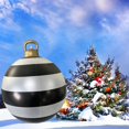 thumbnail image 4 of 60cm Inflatable Christmas Ball with Light Glow Giant Atmosphere Ball Home Garden, 4 of 8