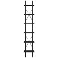 thumbnail image 3 of vidaXL 6-Tier Book Cabinet Black 40x30x210 cm Engineered Wood, 3 of 4