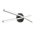thumbnail image 1 of Artika Orly Integrated LED Modern Bathroom Vanity Light Fixture, Black, 1 of 9