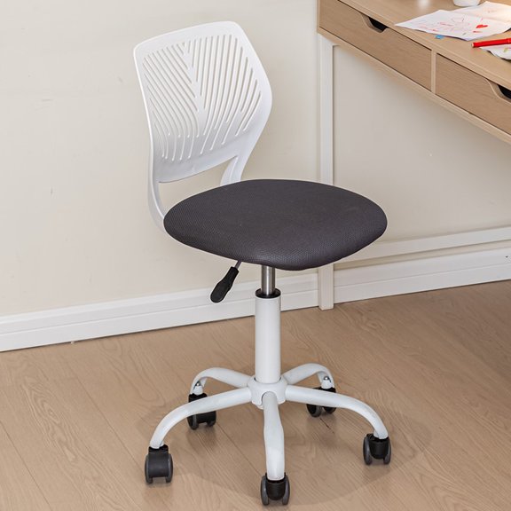 Homy Casa Adjustable Swivel Desk Chair with Cushioned Seat for Dorm Study Desks