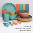 thumbnail image 2 of KEINXS Wheat Straw Dinnerware Sets for 4 (32Pcs)  Microwave Dishwasher Safe Tableware Lightweight Bowls  Cups  Plates Set Reusable Dinner Kitchen Gadgets, 2 of 9