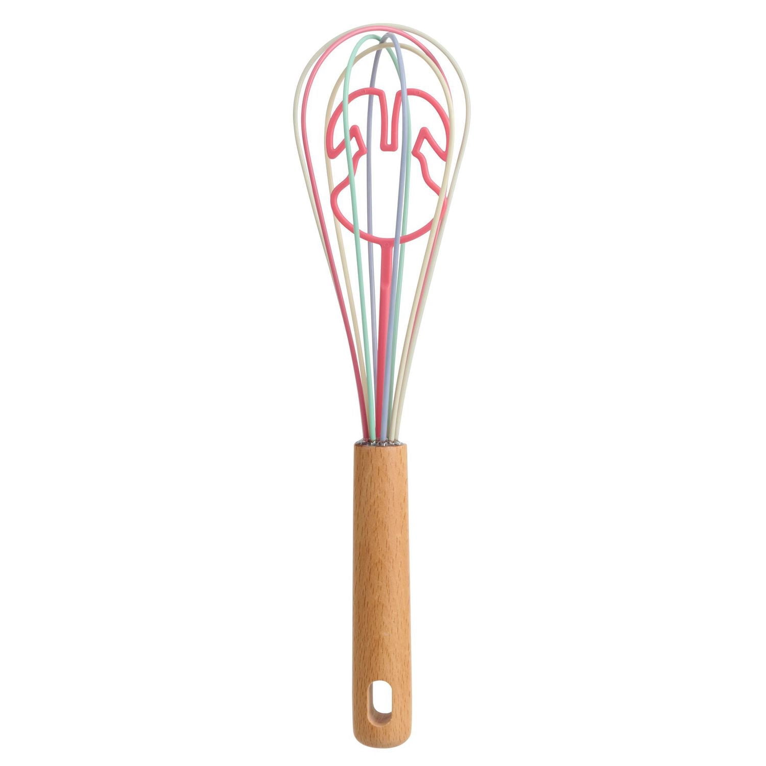 Fouet Way to Celebrate en Silicone 11”,  Forme de lapin, Rose
