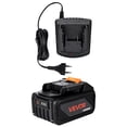 thumbnail image 1 of VEVOR 20V MAX Battery and Charger Combo 4.0 Ah Lithium-Ion Battery Pack Fast Charging, 1 of 9