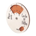 thumbnail image 4 of Wooden Circle of Fifths Wheel Melody Tool Chord Wheel Music Theory Learning Tool Fifth Degree Circle Music Accessories for Beginners Musicians Melody Tool, 4 of 6
