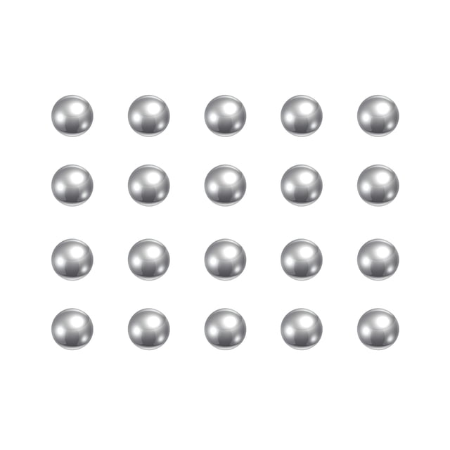 Unique Bargains Billes de Roulement en Acier Chromé 4,5 mm G5 Précision, Lot de 30