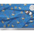 thumbnail image 2 of Soimoi Rayon Crepe Fabric Floral & Car Cartoon Print Fabric by Yard 46 Inch Wide, 2 of 3