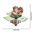 thumbnail image 3 of EGNMCR Christmas Decorations, Christmas Gifts Christmas Card Up Christmas Tree With Lights And Music Greeting Card Christmas Tree Up Christmas Card LED Light Christmas Card Greeting cards, 3 of 5