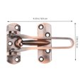 thumbnail image 2 of MasteelfCA Swing Bar Door Lock Zinc Alloy Front Door Lock Door Stopper Security Bar, 2 of 8