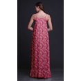 thumbnail image 2 of Bimba Robe de Nuit Imprimée Whydah Rose Oiseau Floral et Paradis pour Femmes Longue à Bretelles Spaghetti Robe Maxi Vêtement de Nuit Robe Petite, 2 of 5