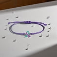 thumbnail image 4 of Advocate The Bracelet For Womens Health Ribbon Bracelet Breast Illness Awareness Day Pull-Out Hand Chain Holiday Gift, 4 of 6